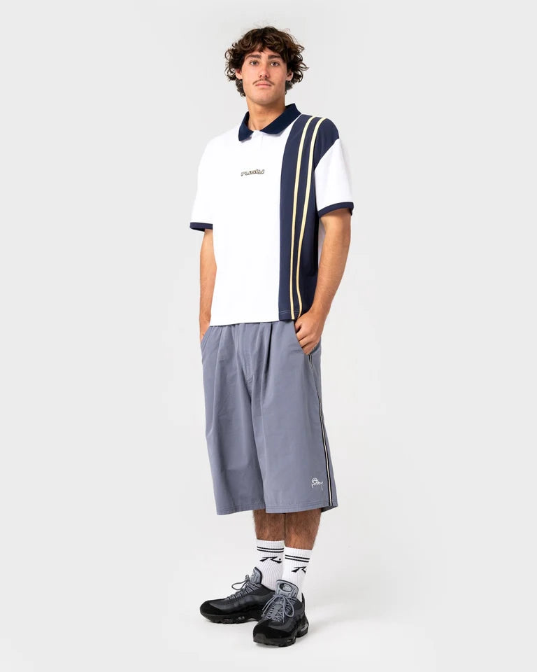 Rusty Prestige Short Sleeve Polo l White