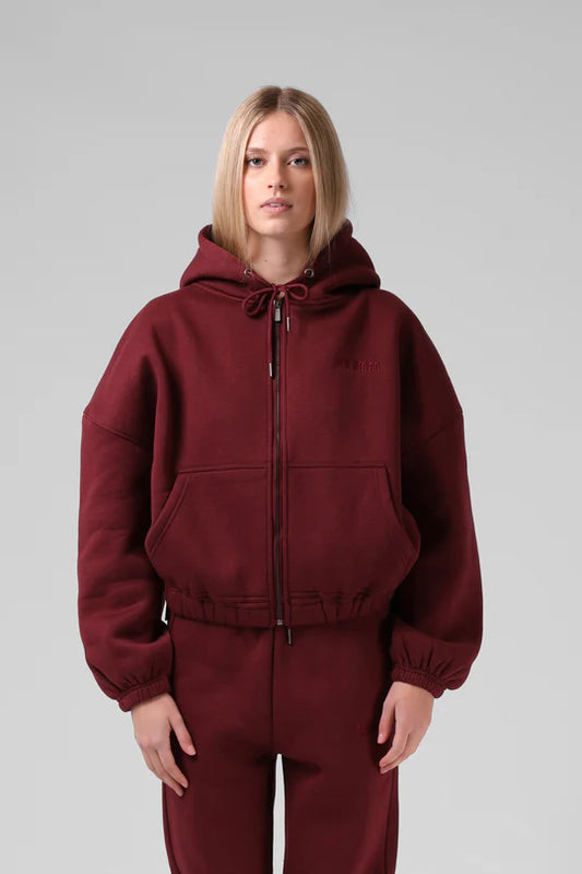 RPM Zip Thru Hood-  Red Wine