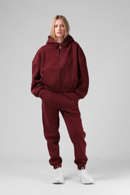 RPM Zip Thru Hood-  Red Wine