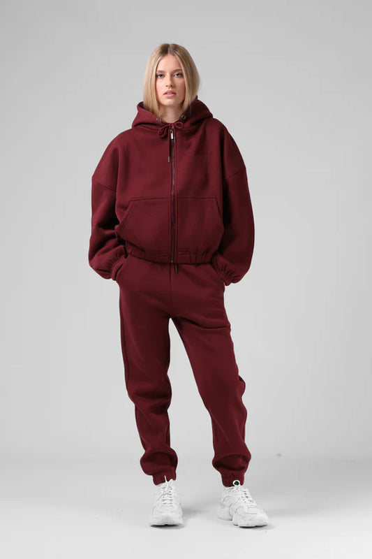 RPM Zip Thru Hood-  Red Wine