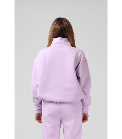 RPM 1/4 zip sweater- Orchid