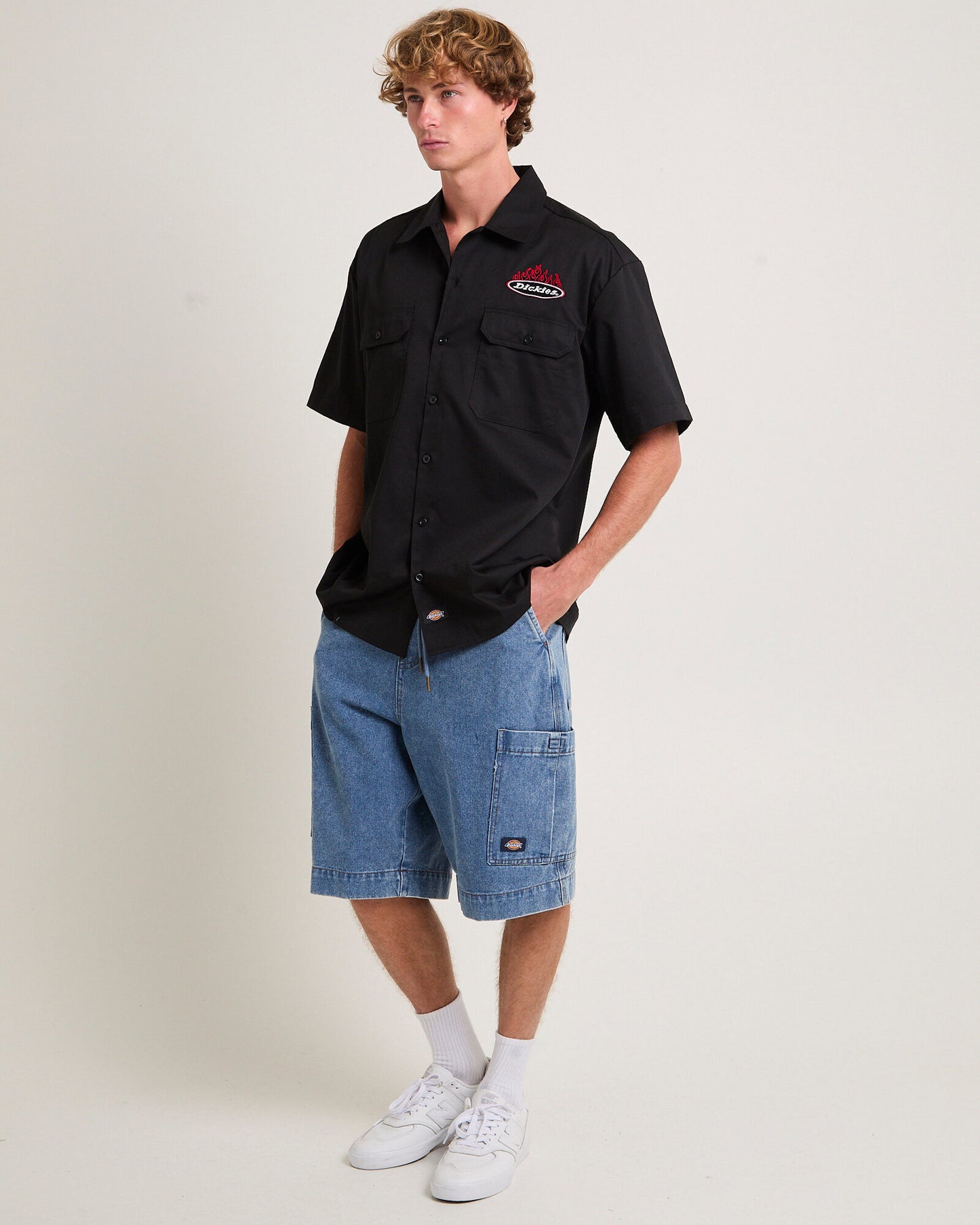 Dickies Fire Boy Short Sleeve Shirt