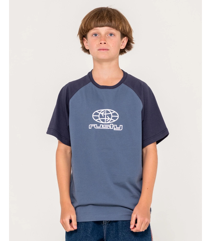 Rusty Wawgwan Raglan Boys Tee