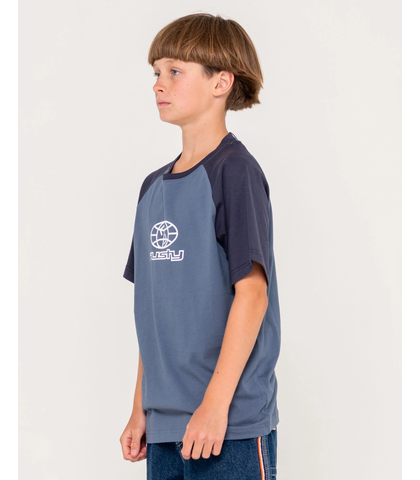 Rusty Wawgwan Raglan Boys Tee