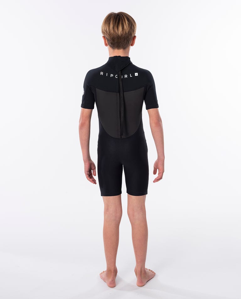 Rip curl Junior Omega Short Sleeve Spring Wetsuit Black