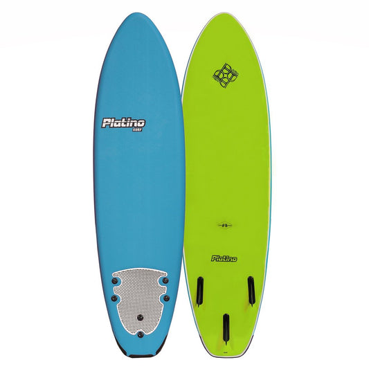 Platino 6ft Fish Softboard Lime Turquoise