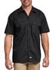 dickies mens work shirt black