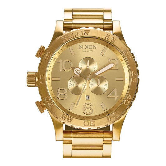 Nixon 51-30 Chrono Watch All Gold