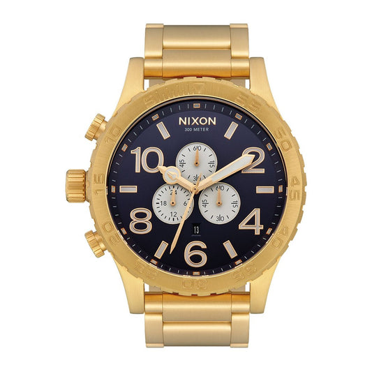 Nixon 51-30 Chrono Gold / Blue Sunray