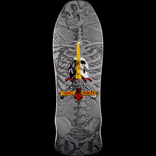 Powell Peralta Geegah Skull and Sword Skateboard Deck 9.75 X 30