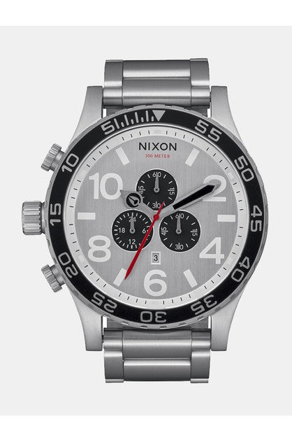 Nixon 51-30 Chrono Watch All Silver / Black