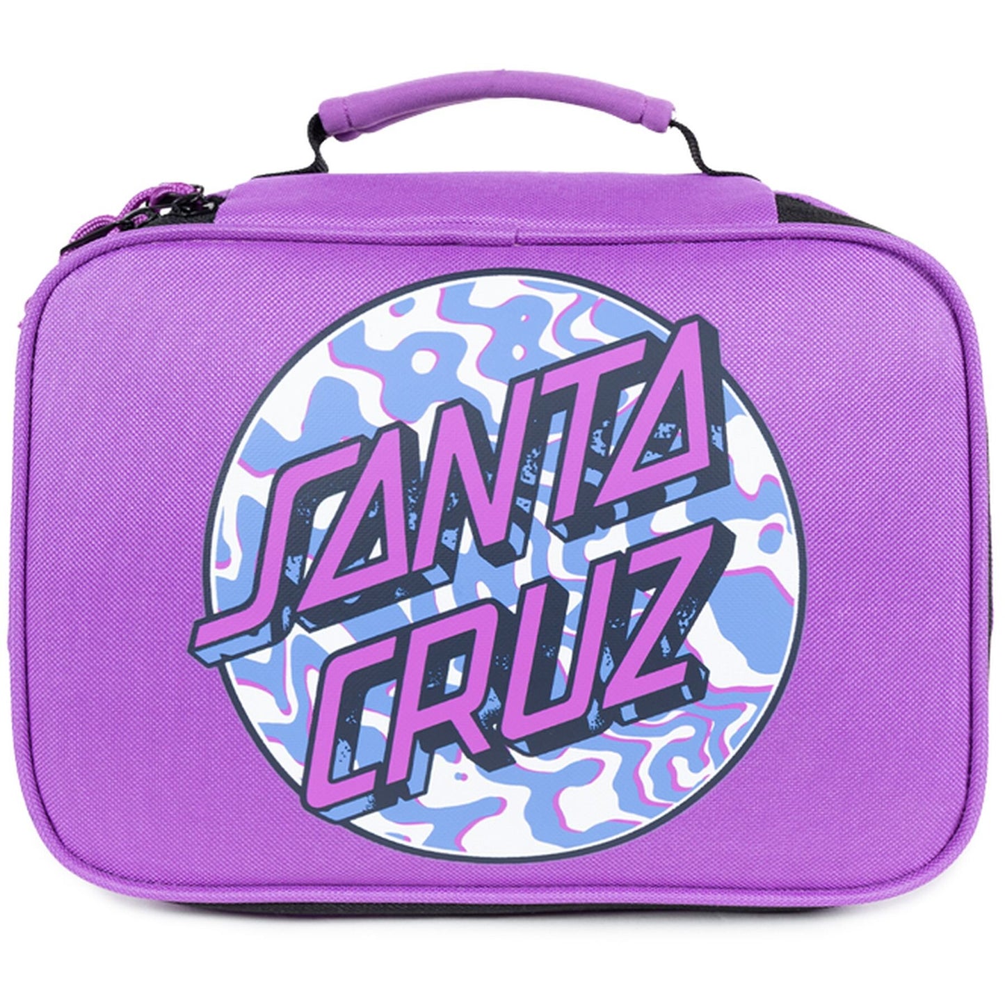 santa cruz zebra marble dot lunch box