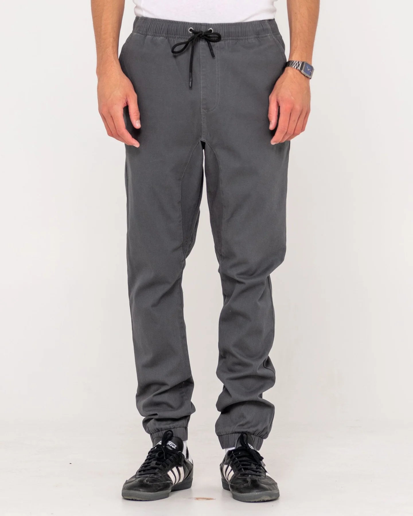 RUSTY Hook Out Slim Fit Elastic Pant - grey