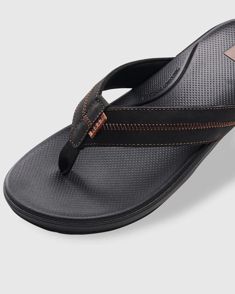 Reef Cushion Phantom Jandal-Black/Coffee
