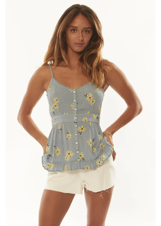Sisstrevolution brandi woven singlet