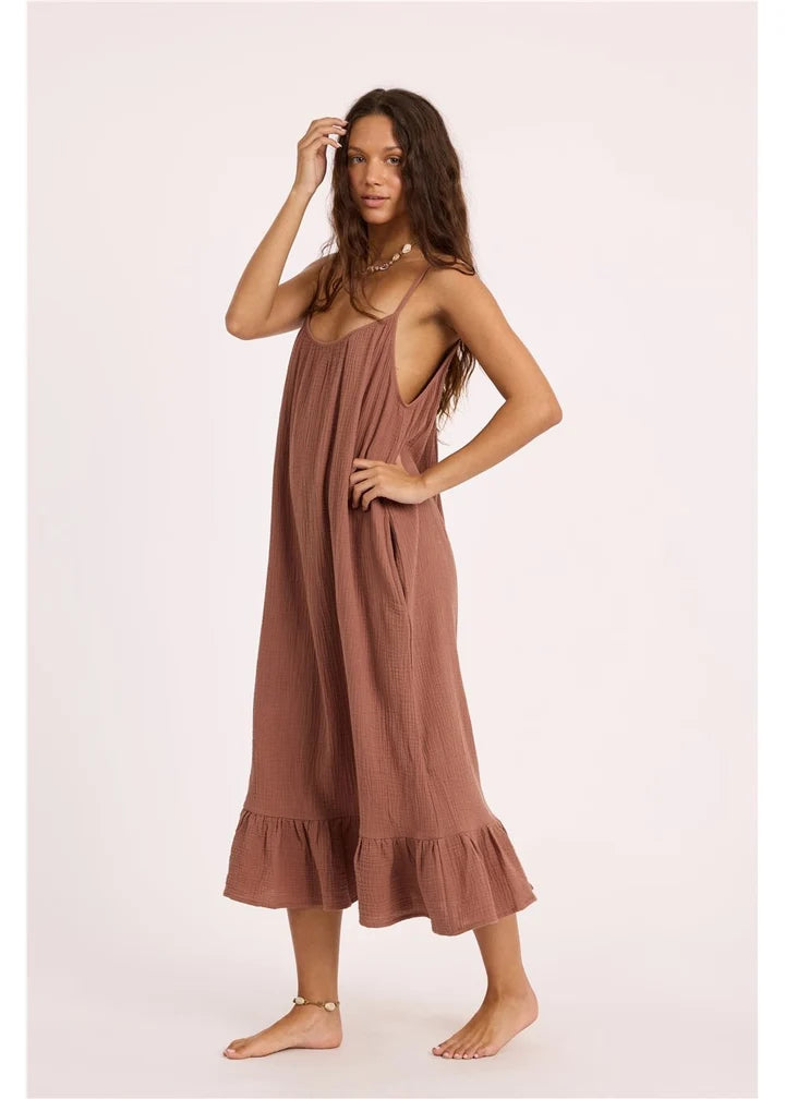 Sisstr Beach Cruiser Woven Dress l Mulberry