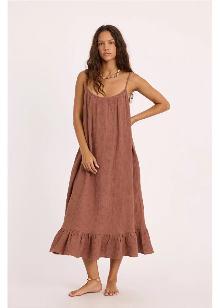 Sisstr Beach Cruiser Woven Dress l Mulberry