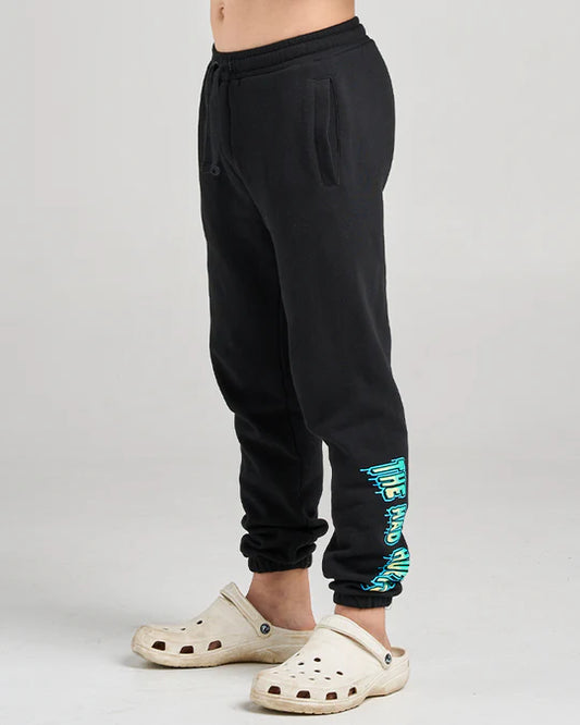 The mad hueys youth black trackpant