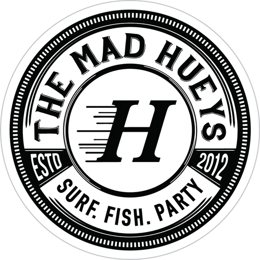 The mad hueys sticker-surf fish party