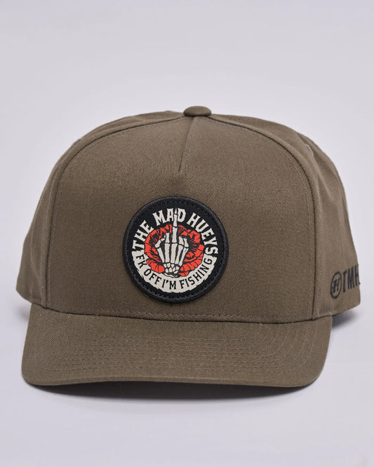 The Mad Hueys Shield FK Off l Twill Snapback