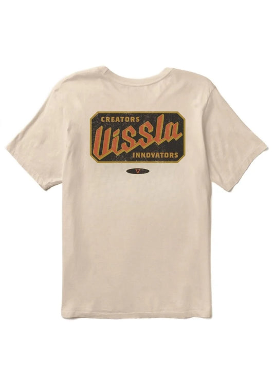 Vissla Heavy Duty Organic Blend SS Tee l Bone
