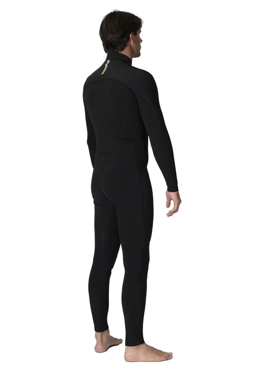 Vissla 7 Seas Comp 3/2 Full Chest Zip | Black | Wetsuit