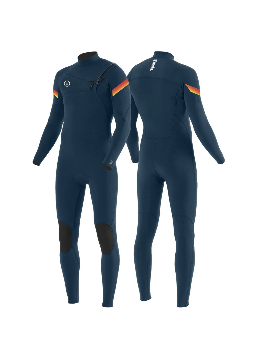 Vissla 7 seas raditude 3/2 full chest zip wetsuit