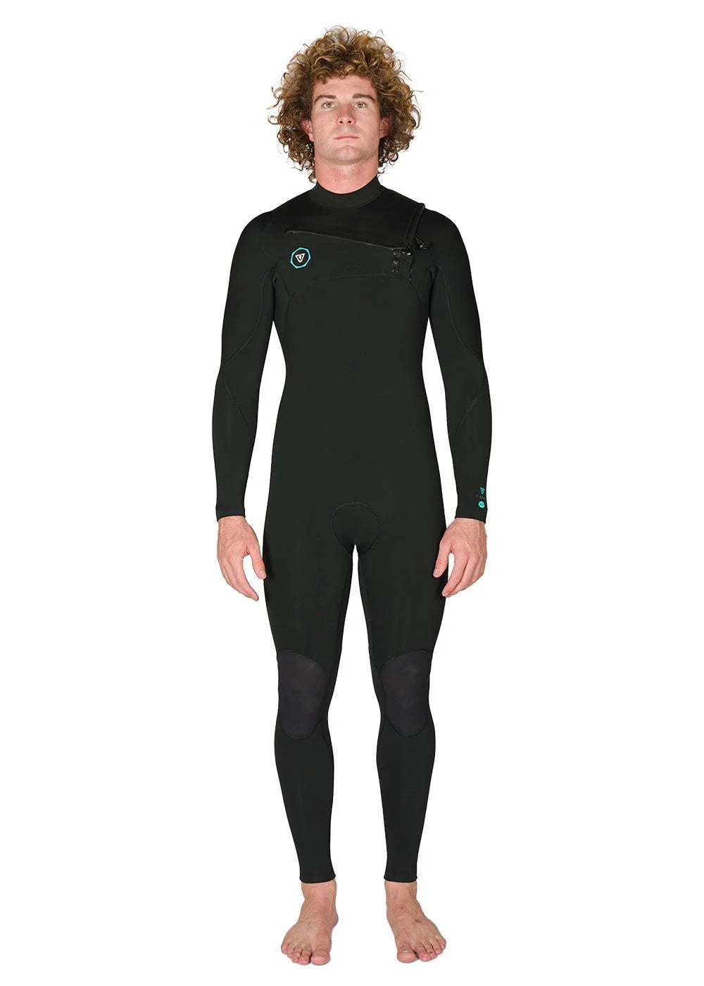 Vissla 7 Seas 3/2 Full Chest Zip | Black | Wetsuit
