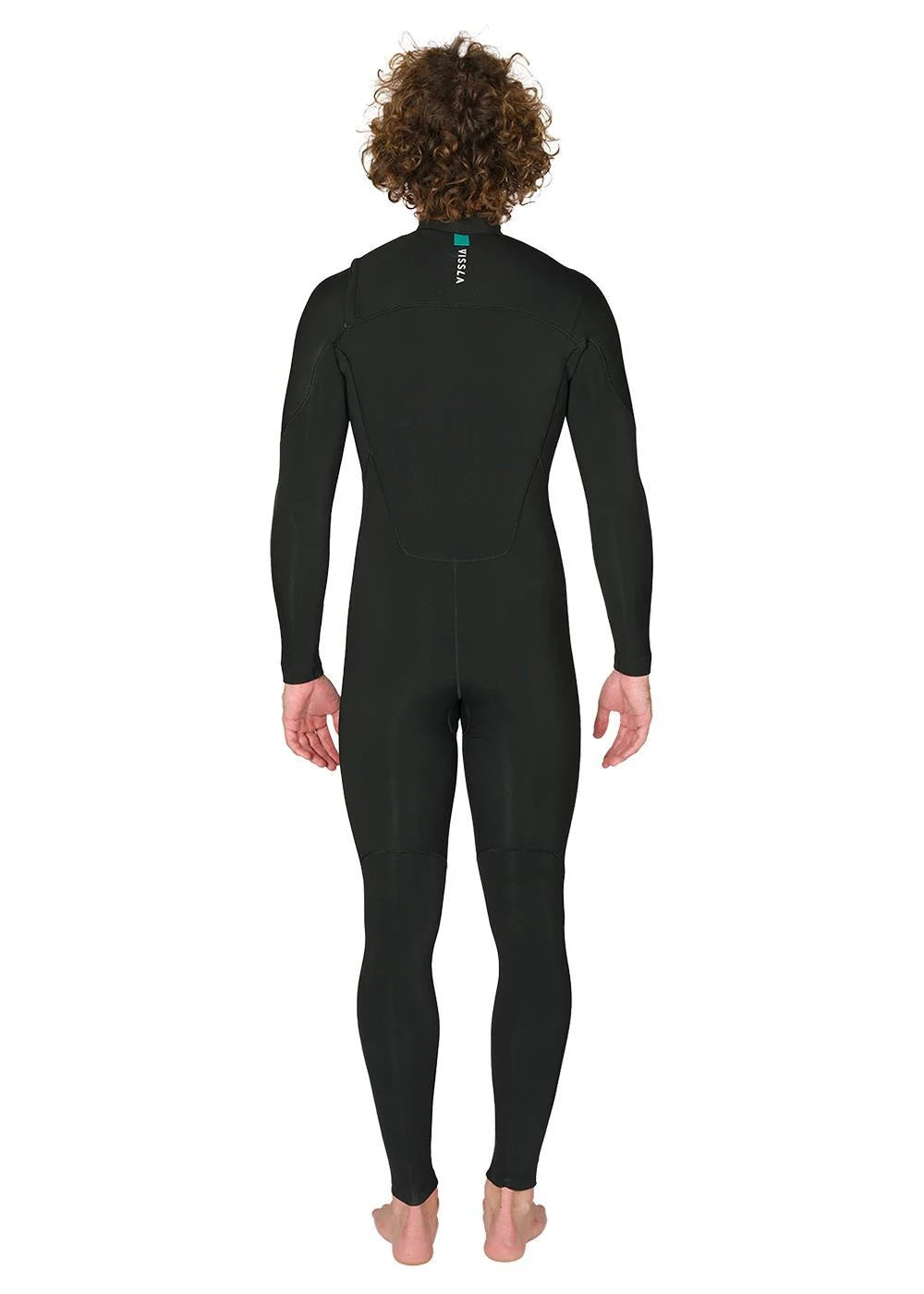 Vissla 7 Seas 3/2 Full Chest Zip | Black | Wetsuit