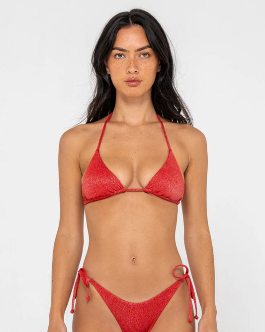 Rusty Shimmy Red Multiway Bikini