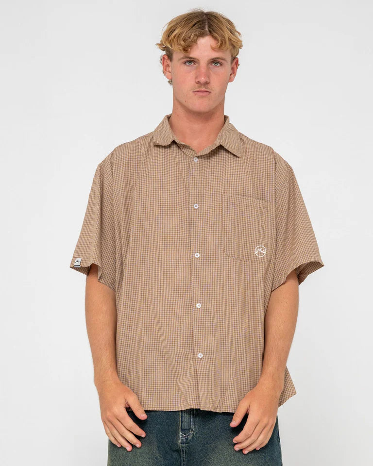 Rusty Hoodus Check Short Sleeve Shirt
