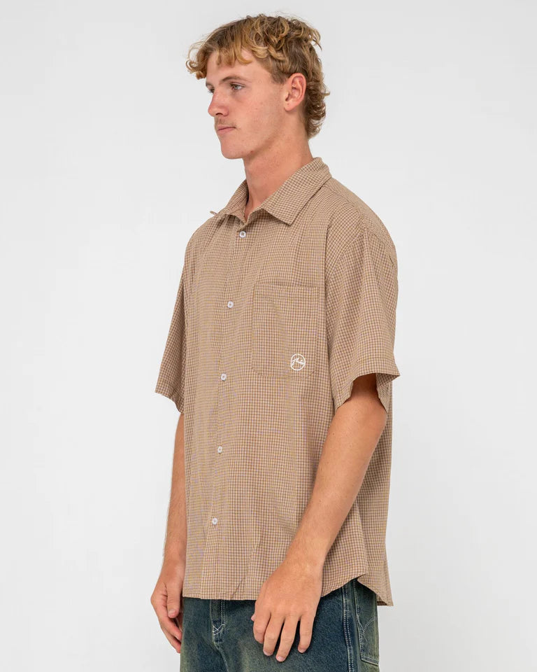 Rusty Hoodus Check Short Sleeve Shirt