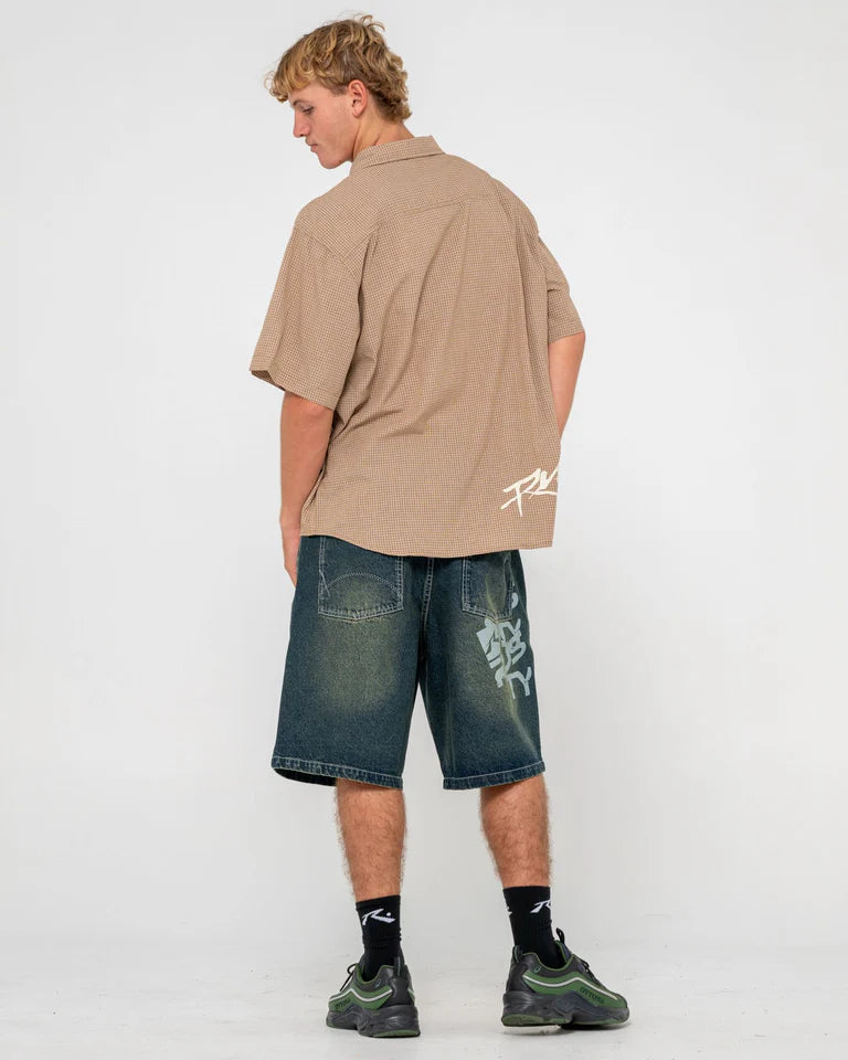 Rusty Hoodus Check Short Sleeve Shirt