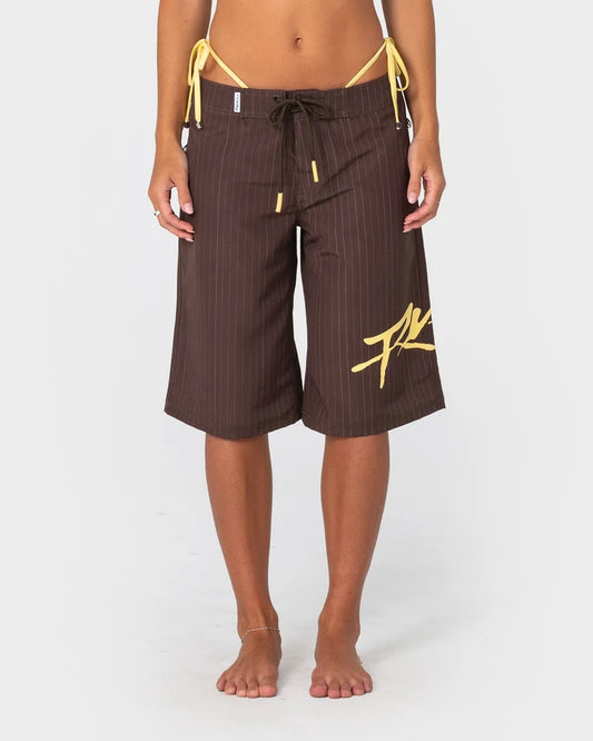 Rusty Cyberpunk Long Baggy Boardshort | Java \ Yellow