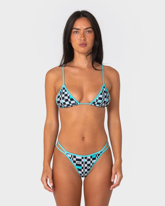 Rusty Avril Bikini | Check \ Aqua