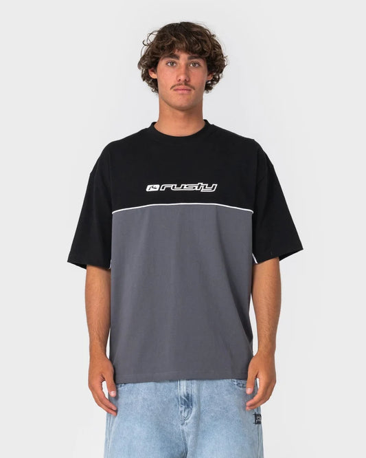 Rusty Infinity Graphic Tee | Steel