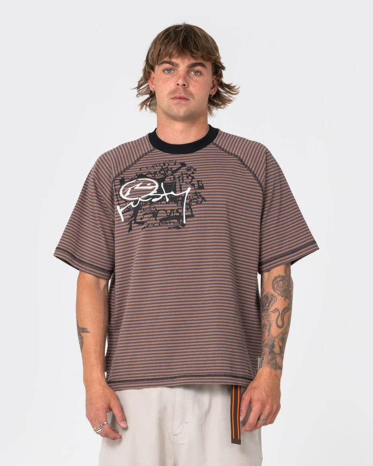 Rusty Riddle Me This Raglan Tee | Pinecone