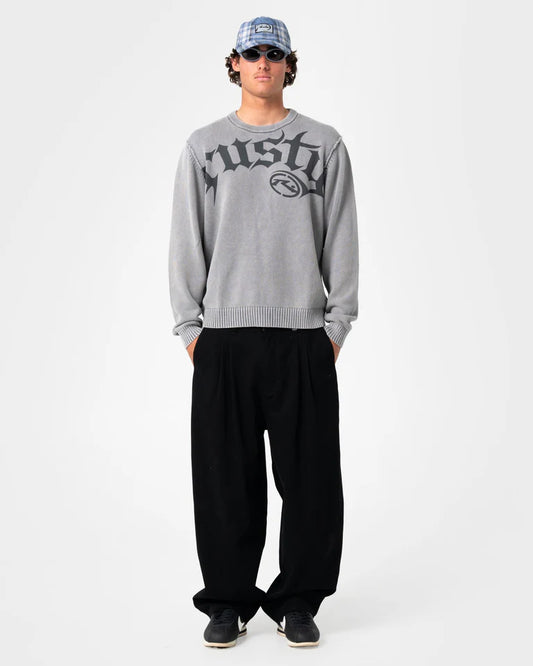 Rusty Saxon Printed Graphic Sweater