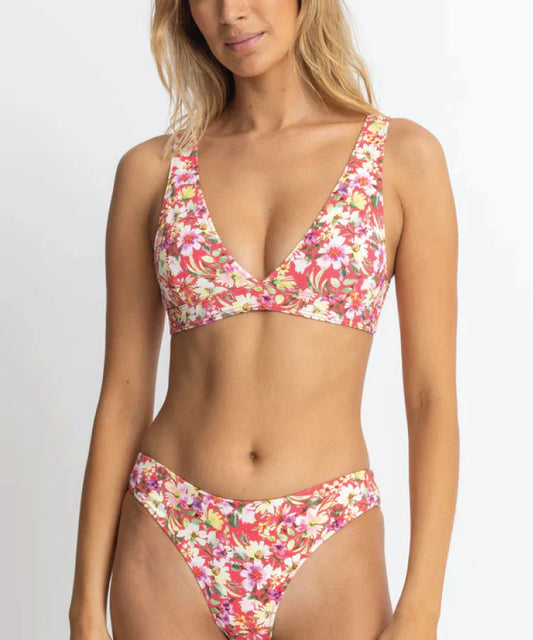 Rhythm Red Bloom Floral Bikini Set