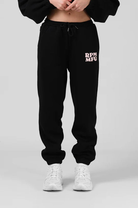 RPM baggy trackpant- Black