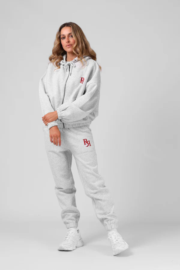 RPM zip thru- white marl