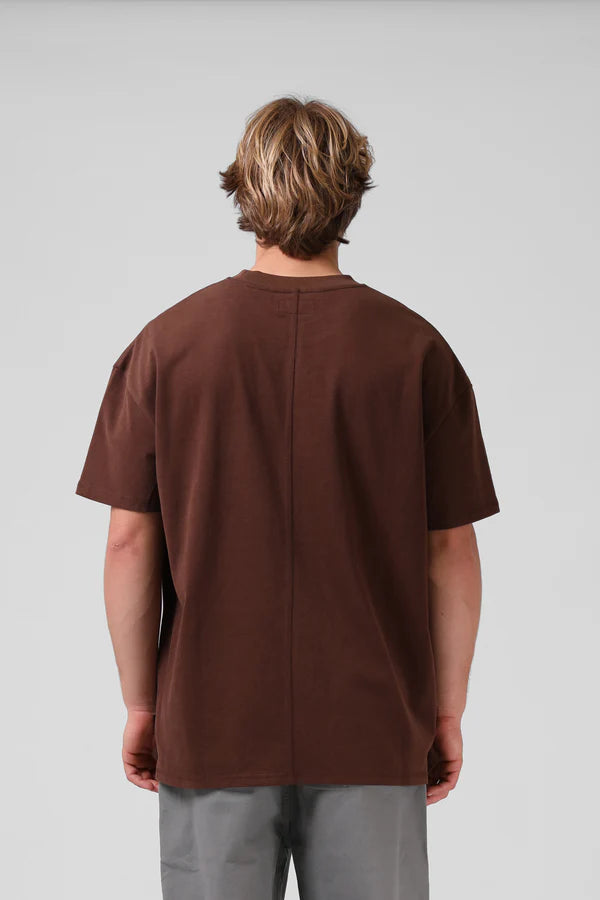 RPM street sanded OS tee- Brown