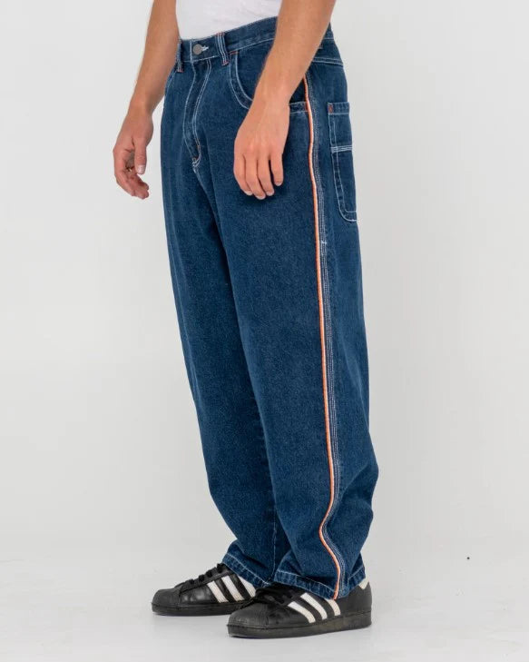 Rusty Flip Daddy 2.0 Jean l Deep Blue Sea/Orange