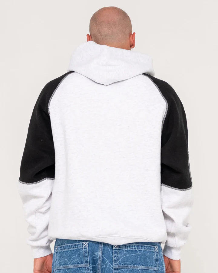 Rusty Incognito Fleece Hoodie Ecru Marle