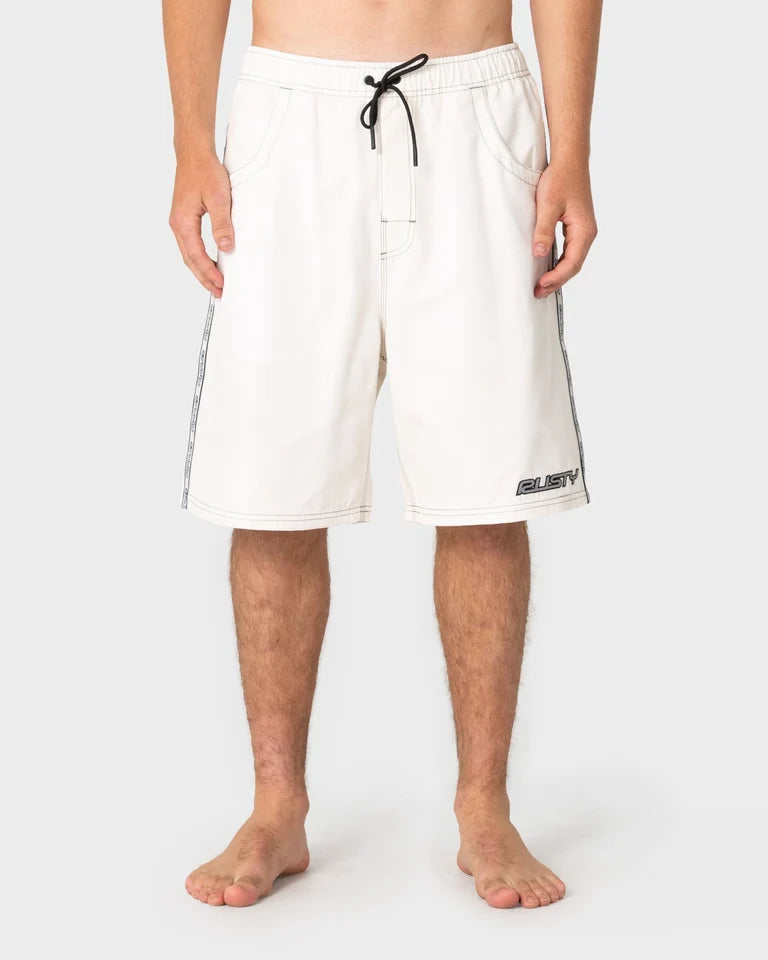 Rusty FlipmDaddy 22" Elastic Boardshort l Cream
