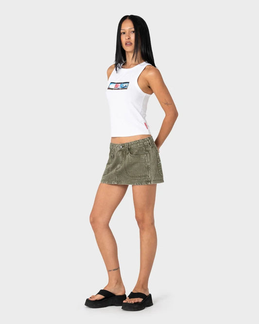 Rusty Alley Low Rise Denim Mini Skirt l Savanna