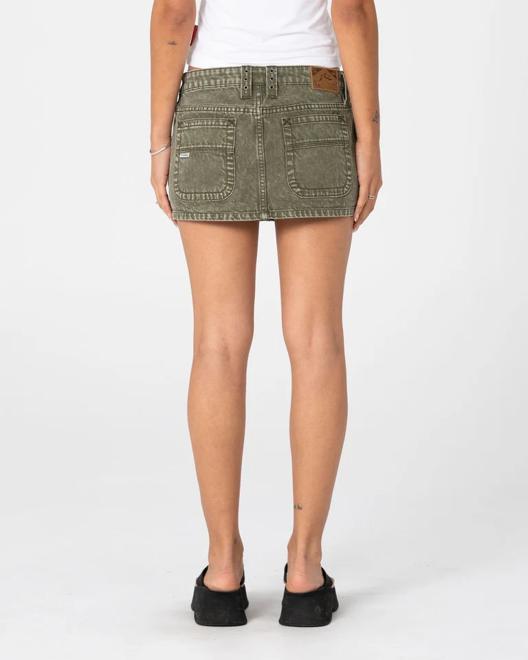 Rusty Alley Low Rise Denim Mini Skirt l Savanna