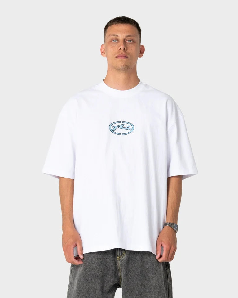 Rusty Turbo Oversized Graphic Tee l White