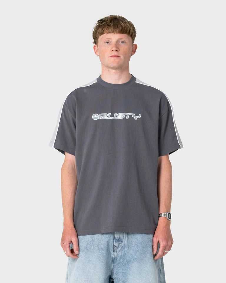 Rusty Alonso Graphic Panel Tee l Steel