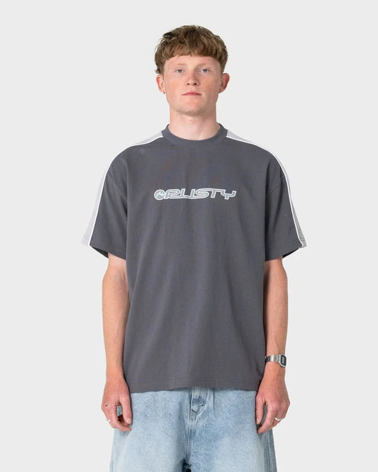Rusty Alonso Graphic Panel Tee l Steel